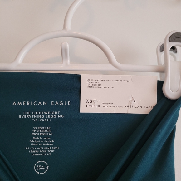 American Eagle "The Lightweight Everything 7/8 Legging " in Teal - Picture 7 of 7